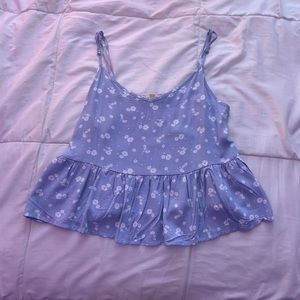 Floral summer tank top